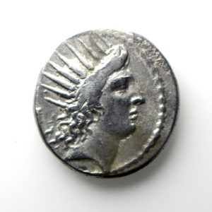 P. Clodius M.f. Silver Denarius 42BC -12923