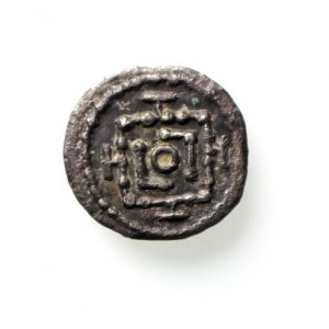 Anglo Saxon Silver Sceat 710-760AD Saltire Standard -12948