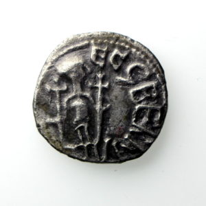 Eadberht with Abp. Ecgberht Silver Sceat 737-758AD-13197