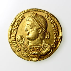 Valentinian I Gold Solidus 364-375AD Thessalonica -13373