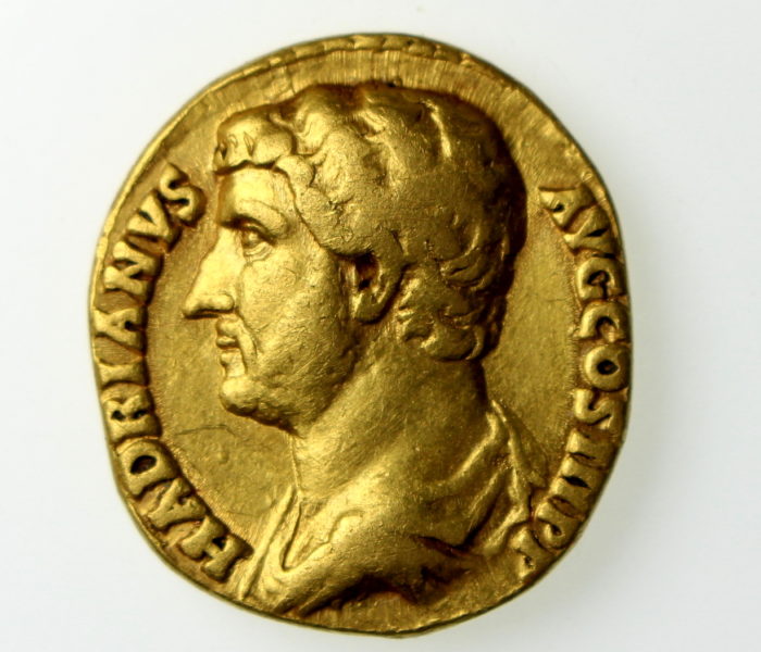 Hadrian Gold Aureus 117-138AD Rome 134-8AD Nilus-13376