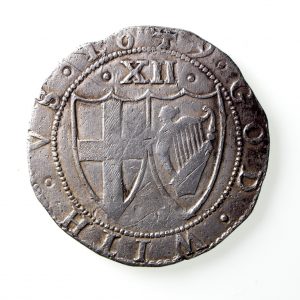 Commomwealth Silver Shilling 1649-1660AD 1649AD Rare -13383