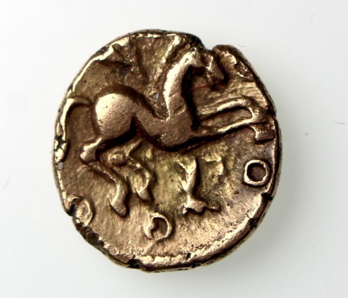 Cantii Dubnovellaunus Gold Quarter Stater 25BC-5AD-13159
