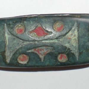 Iron Age Enamelled Bronze Cheek Piece c.1st Century BC-13657