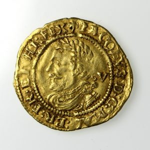 James I Gold Quarter Laurel 1603-1625AD-13572