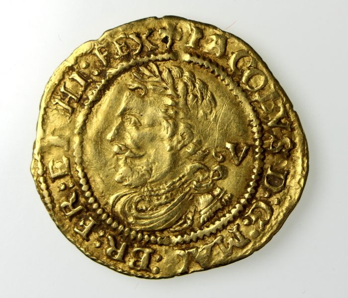 James I Gold Quarter Laurel 1603-1625AD-13572