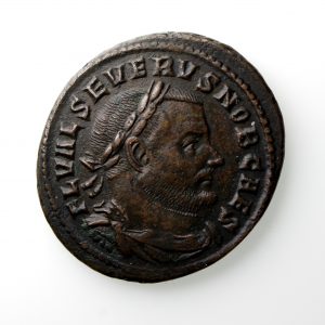 Severus II Bronze Follis 305-306AD Trier -13575