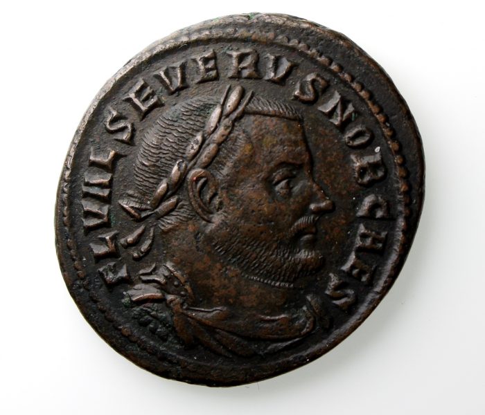 Severus II Bronze Follis 305-306AD Trier -13575