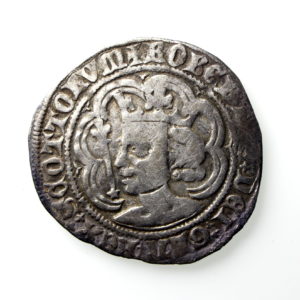 Scotland, Robert II Silver Groat 1371-1390AD Edinburgh -13611