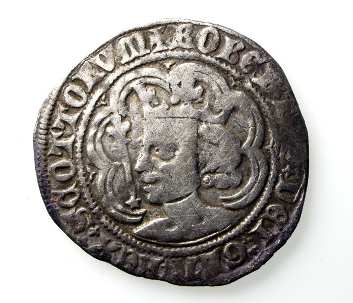 Scotland, Robert II Silver Groat 1371-1390AD Edinburgh -13611