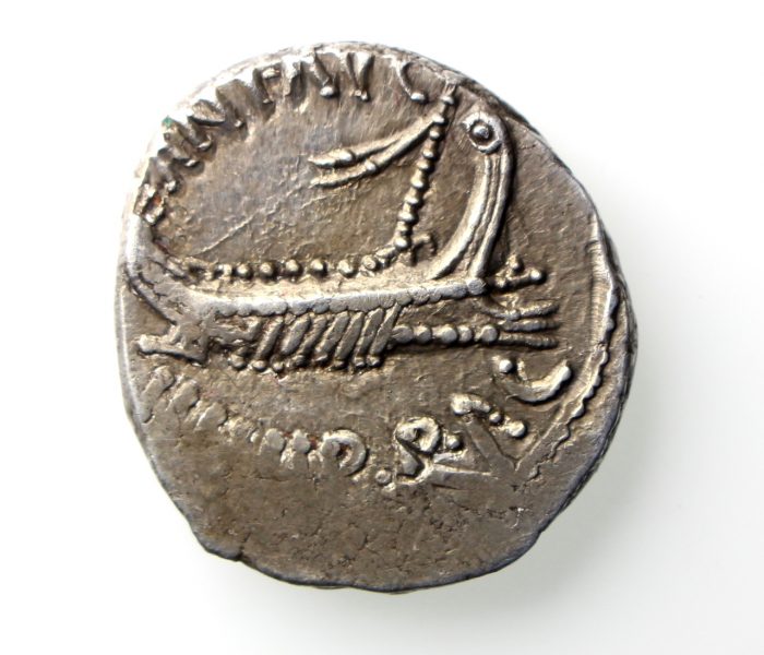Mark Antony Silver Legionary Denarius 32-31BC-13620