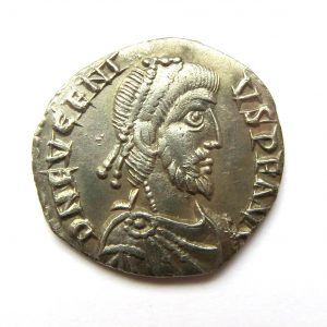 Eugenius Silver Siliqua 392-395 AD-13452