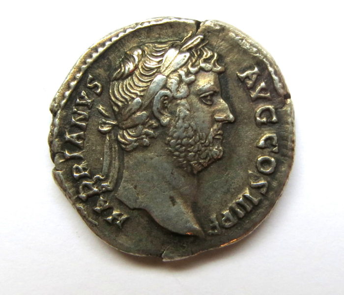 Hadrian Silver Denarius 117-138AD - Africa-13460