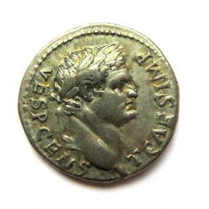 Titus Silver Denarius 79-81AD-13462