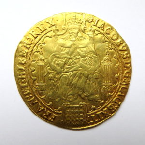 James I Gold Rose Ryal 1603-1625DAD-13521