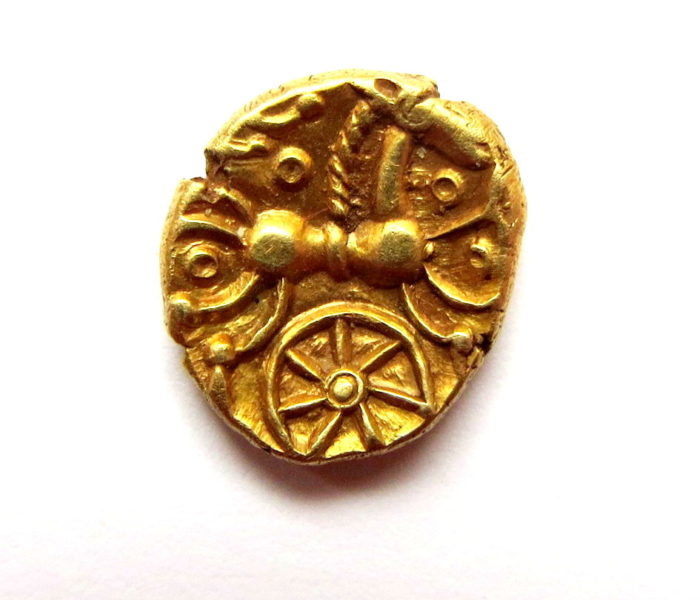 East Wiltshire Savernake Wheels Type Gold Quarter Stater 50-20BC-13536