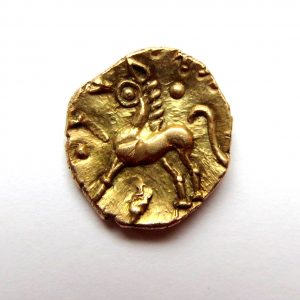 Catuvellauni Tasciovanus Gold Quarter Stater 25BC-25AD-13541