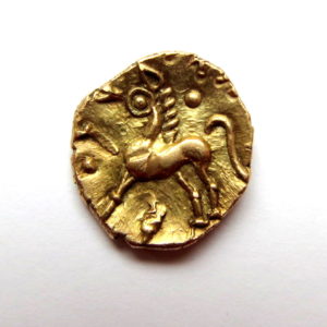 Catuvellauni Tasciovanus Gold Quarter Stater 25BC-25AD-13541