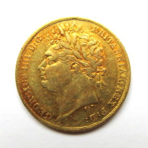 George IV Gold Half Sovereign 1825AD-13443