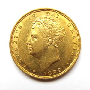 George IV Gold Sovereign 1829AD-13444