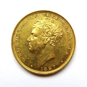 George IV Gold Sovereign 1827AD-13446