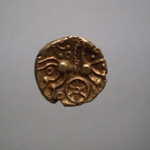 East Wiltshire Gold Quarter Stater Savernake Wheel 1st Century BC-13676