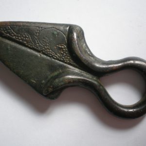 Iron Age Bronze, Votive Shears, Decorated, c.1st-3rd Century BC-13682