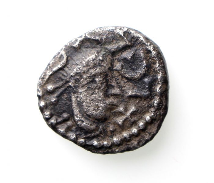 Anglo Saxon Silver Sceat 710-760AD Series T type 9 LELNV-13752