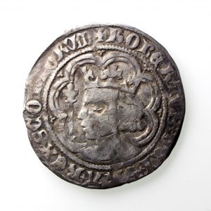 Scotland, Robert II Silver Groat 1371-1390AD Edinburgh -13762