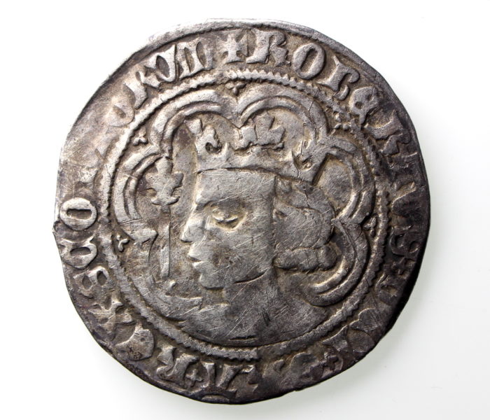 Scotland, Robert II Silver Groat 1371-1390AD Edinburgh -13762