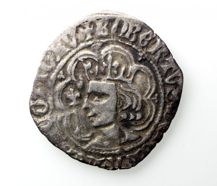 Scotland, Robert II Silver Halfgroat 1371-1390AD Perth -13764