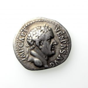 Vespasian Silver Denarius 69-79AD Ephesus mint Rare -13777