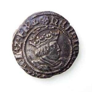 Henry VIII Silver Half Groat 1509-1547AD-14021