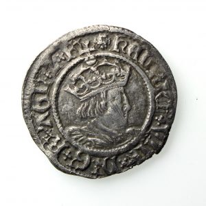 Henry VIII Silver Half Groat 159-1547AD-14024