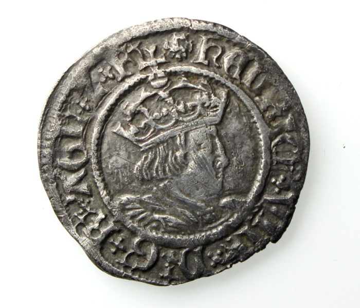 Henry VIII Silver Half Groat 159-1547AD-14024