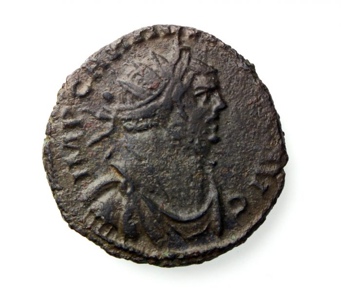 Carausius Bronze Antoninianus (Brockage) 287-293AD-14083
