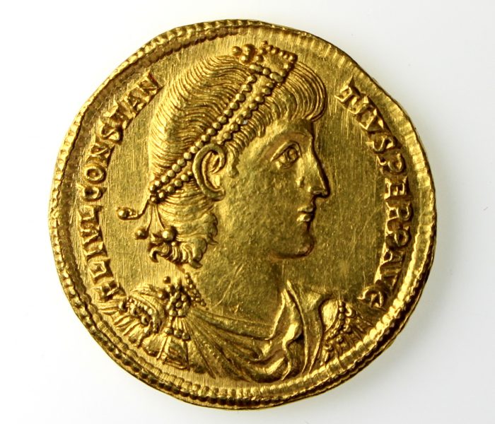 Constantius II Gold Solidus 337-361AD Antioch-14130