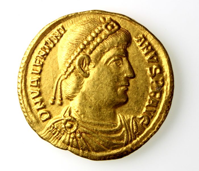 Valentinian I Gold Solidus 364-375AD Milan -14131