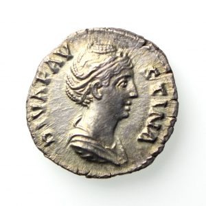 Faustina Senior (Wife of Antoninus Pius) Silver Denarius c.138-140AD-14265