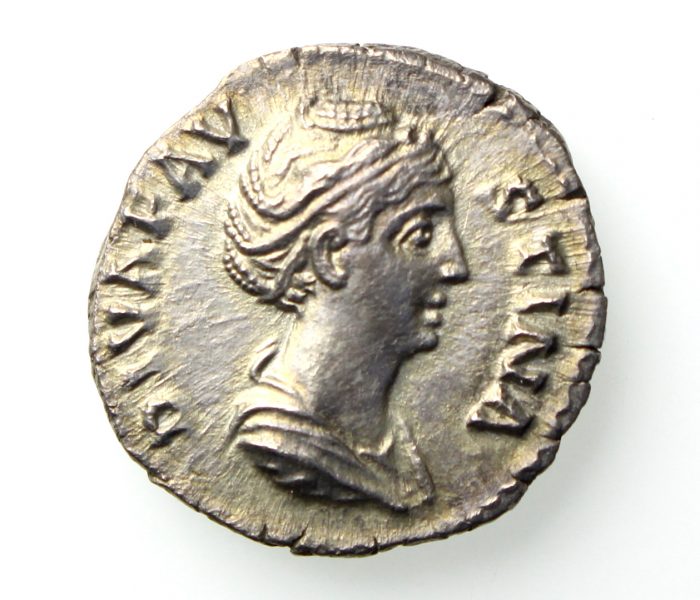 Faustina Senior (Wife of Antoninus Pius) Silver Denarius c.138-140AD-14265