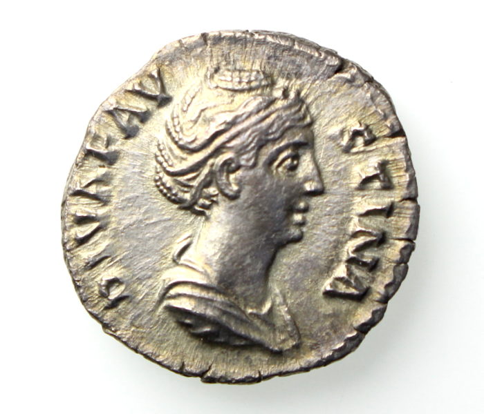 Faustina Senior (Wife of Antoninus Pius) Silver Denarius c.138-140AD-14265