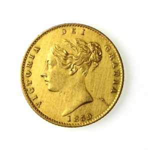 Victoria Gold Half Sovereign 1859AD-14401