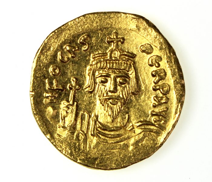 Phocas Gold Solidus 602-610AD Constantinople mint -14408