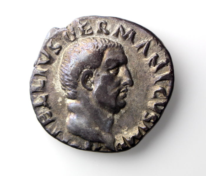 Vitellius Silver Denarius 69AD-14412