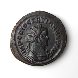 Diocletian Bronze Antoninianus Struck under Carausius 287-293AD-14420