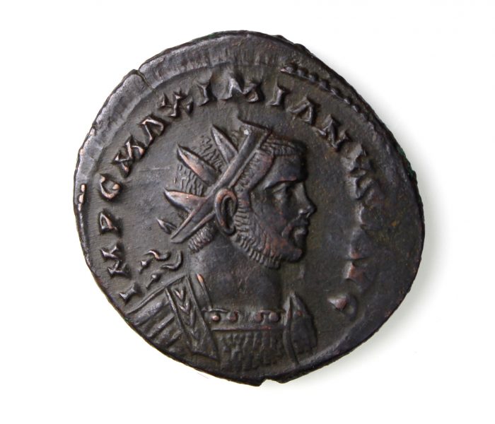 Maximianus Bronze Antoninianus Struck under Carausius 287-293AD-14423