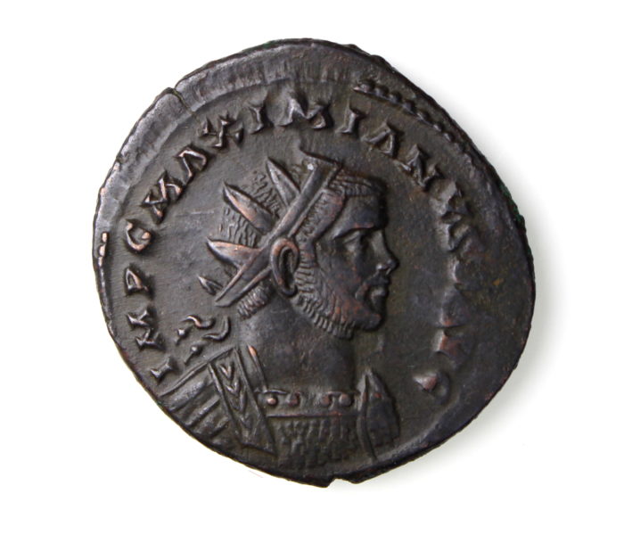 Maximianus Bronze Antoninianus Struck under Carausius 287-293AD-14423