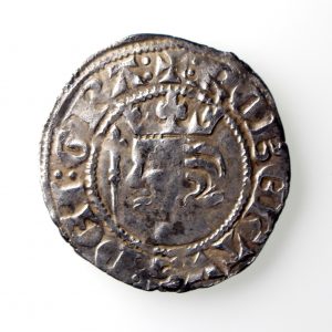 Scotland, Robert the Bruce Silver Penny 1306-1329AD-14458