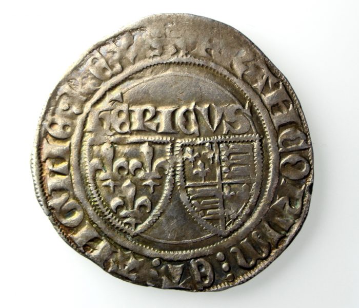 Anglo Gallic Henry VI Silver Grand Blanc 1422-1453AD-14460