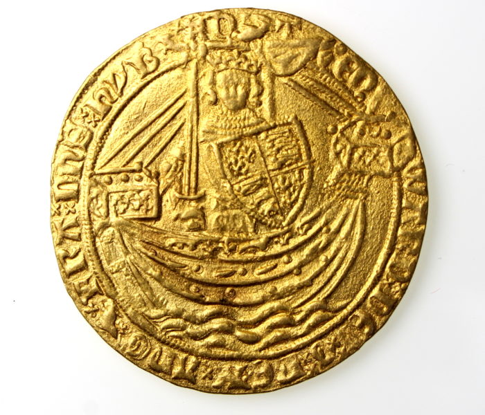 Edward III Gold Noble 1327-1377AD Treaty period 1361-69AD-14357